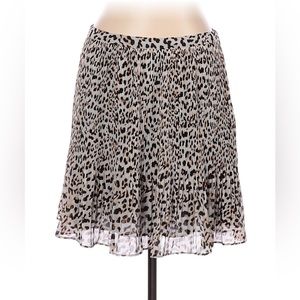 Banana Republic Leopard Miniskirt